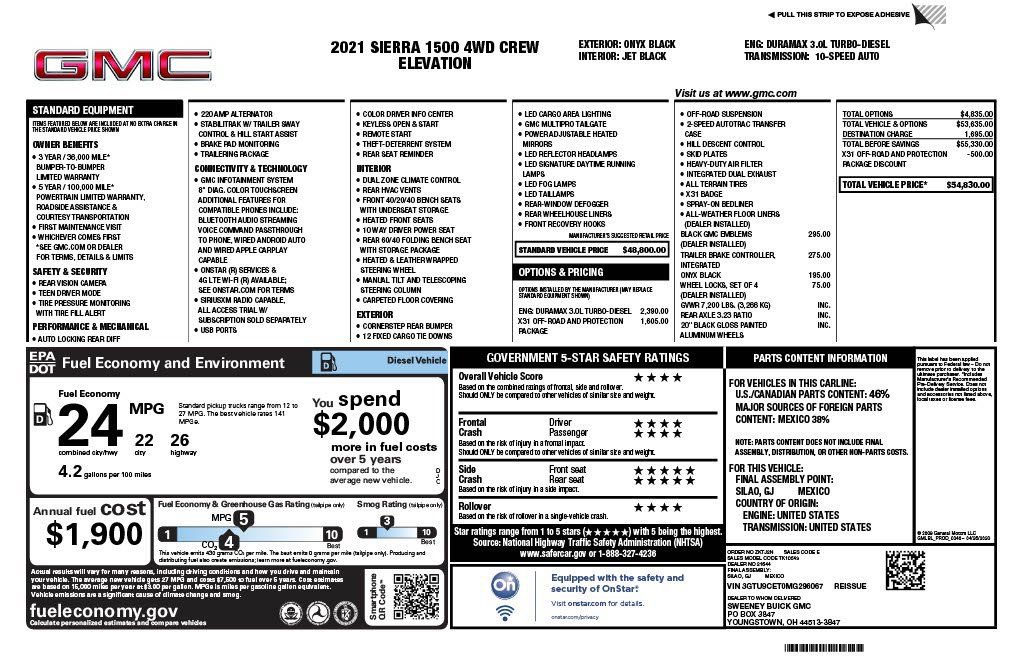 Certified 2021 GMC Sierra 1500 Elevation image 4