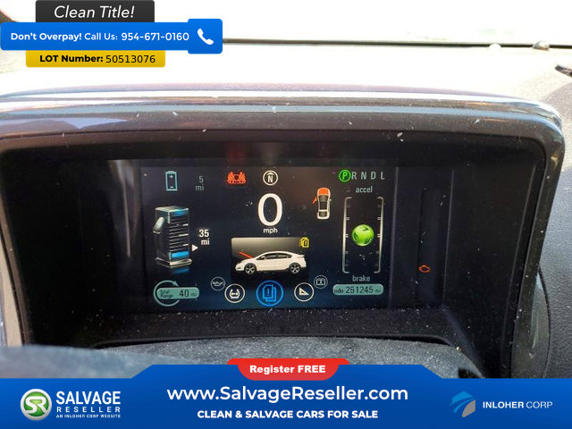 Used 2011 Chevrolet Volt Premium w/ Premium Trim Package FWD image 12