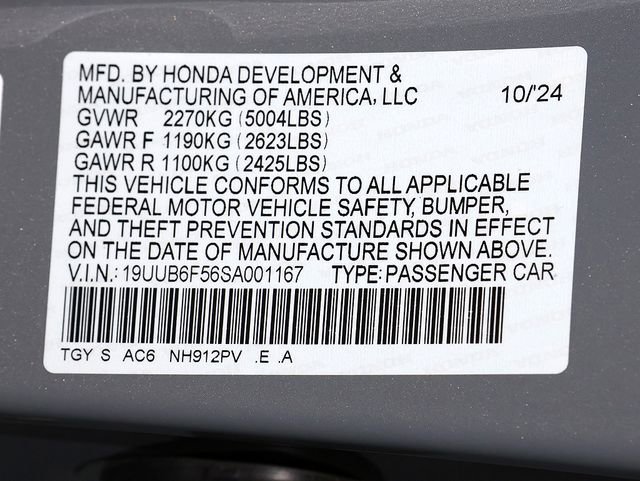 Certified 2025 Acura TLX SH-AWD w/ A-SPEC Pkg image 39