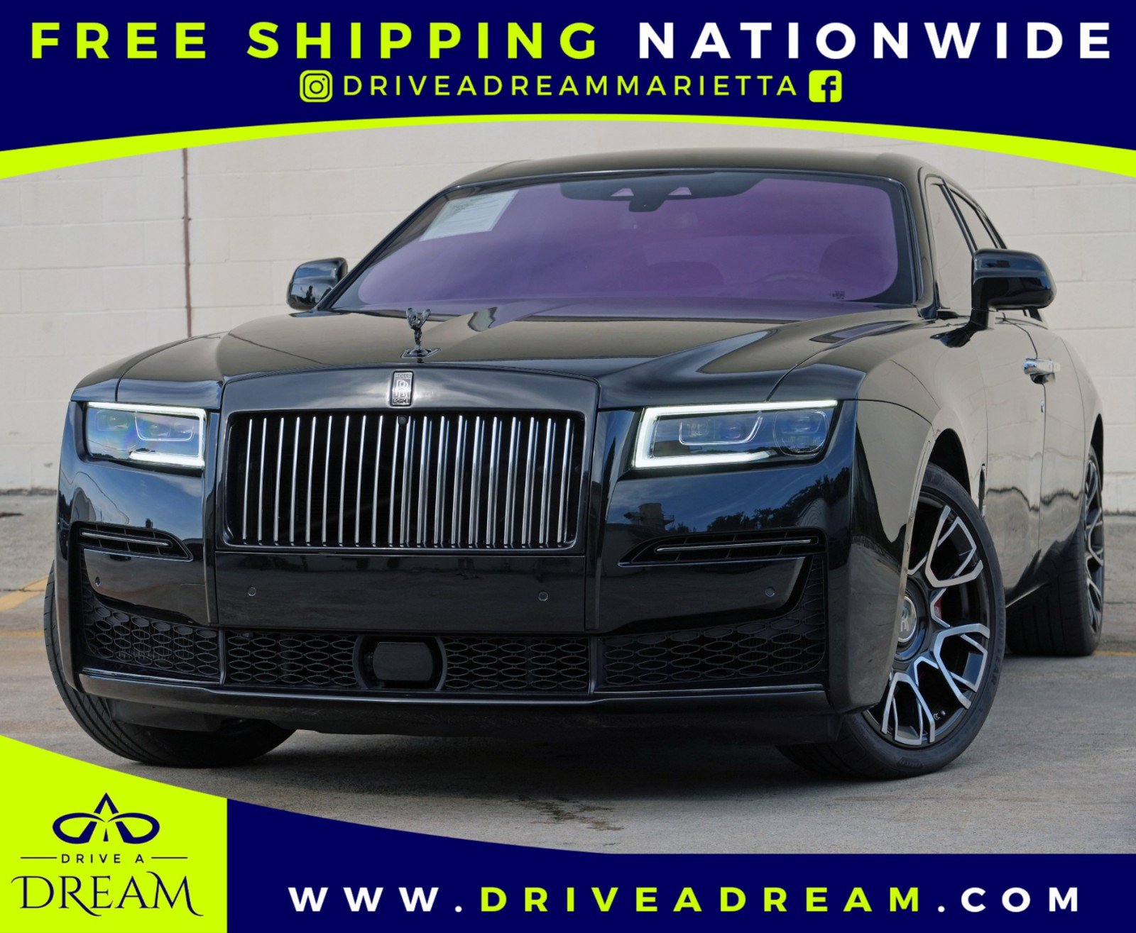 Used 2024 Rolls-Royce Ghost Black Badge w/ Black Badge Ghost Package