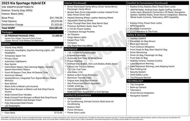 Certified 2023 Kia Sportage EX w/ EX Premium Package image 2