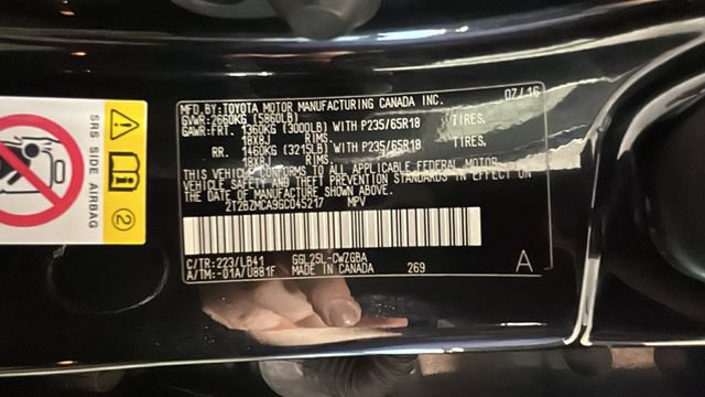 Used 2016 Lexus RX 350 AWD w/ Premium Package image 13