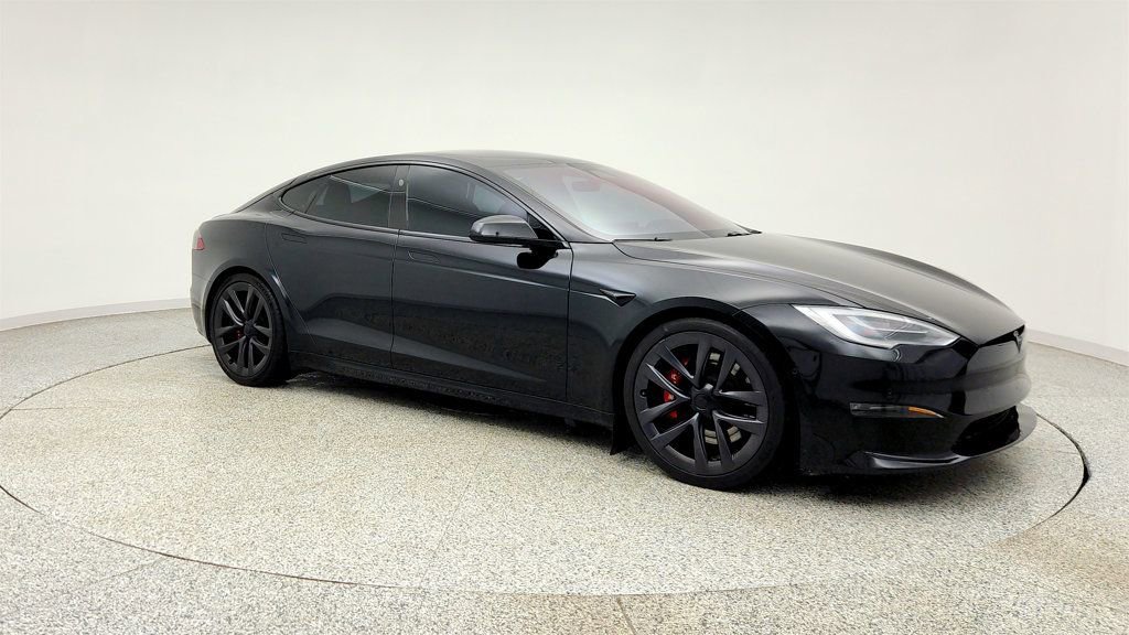 Used 2021 Tesla Model S Plaid AWD/4WD image 3
