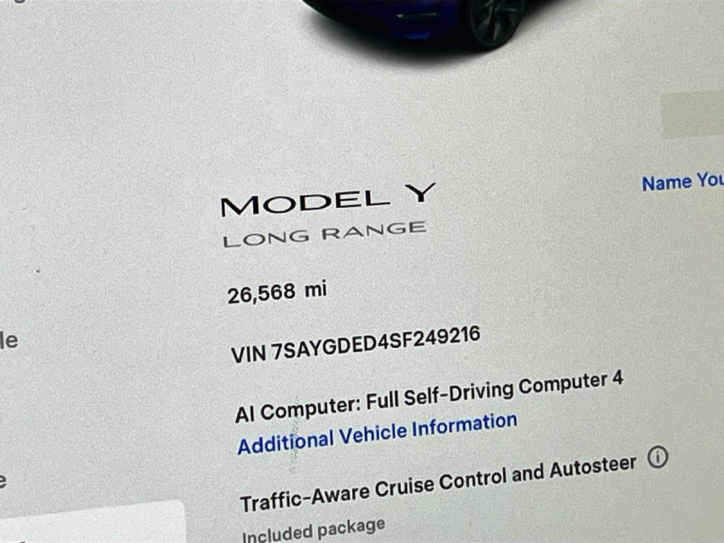 Used 2025 Tesla Model Y Long Range RWD image 12