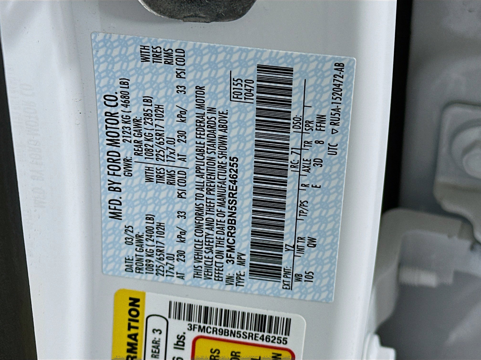 Used 2025 Ford Bronco Sport Big Bend image 12