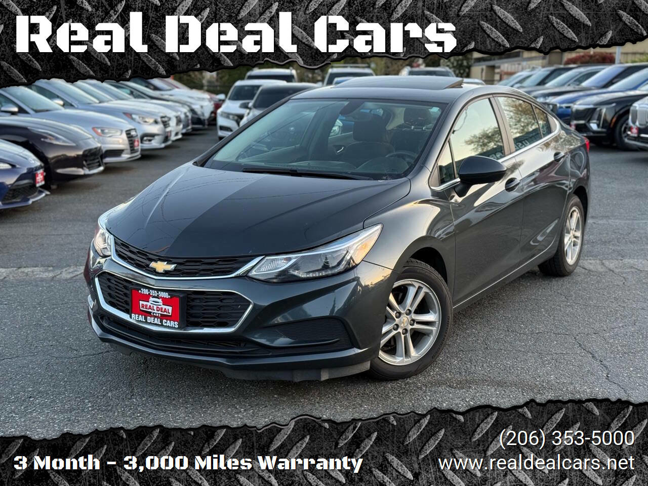 Used 2018 Chevrolet Cruze LT w/ Sun And Sound Package FWD image 1