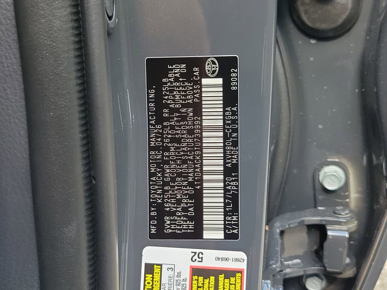 New 2026 Toyota Camry XLE FWD image 33