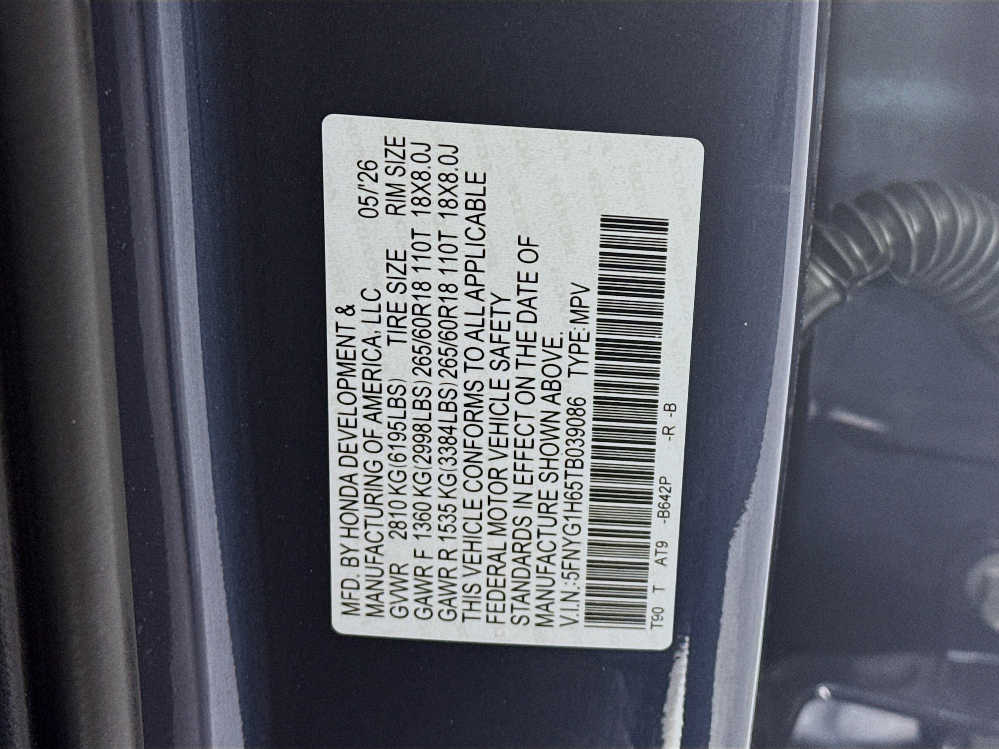 New 2026 Honda Pilot TrailSport image 34