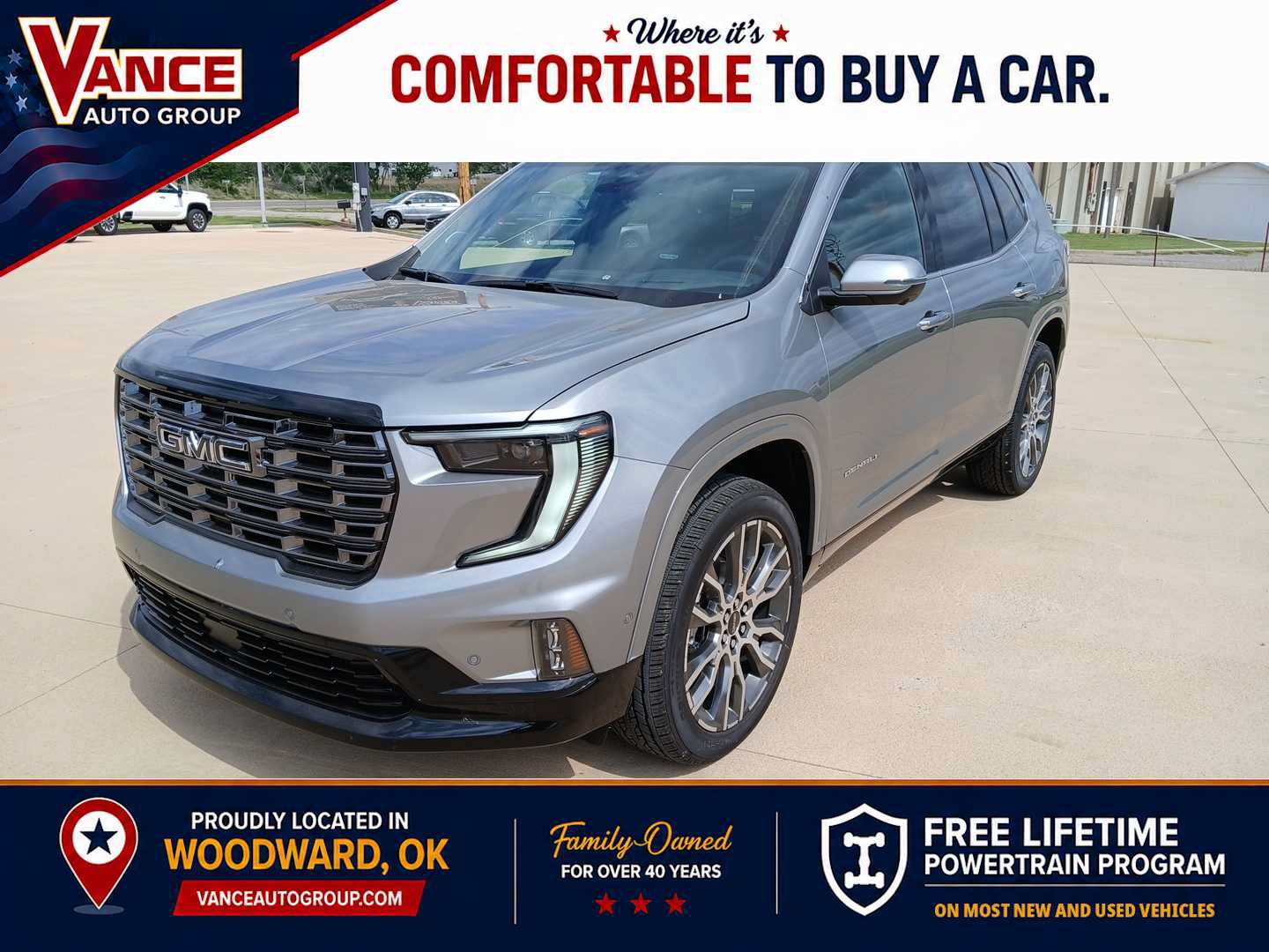 New 2026 GMC Acadia Denali Ultimate w/ LPO, Floor Liner Package