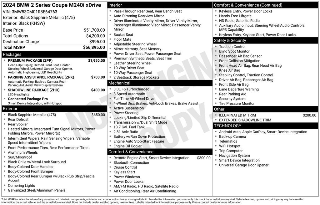 Used 2024 BMW M240i xDrive Coupe w/ Premium Package image 22