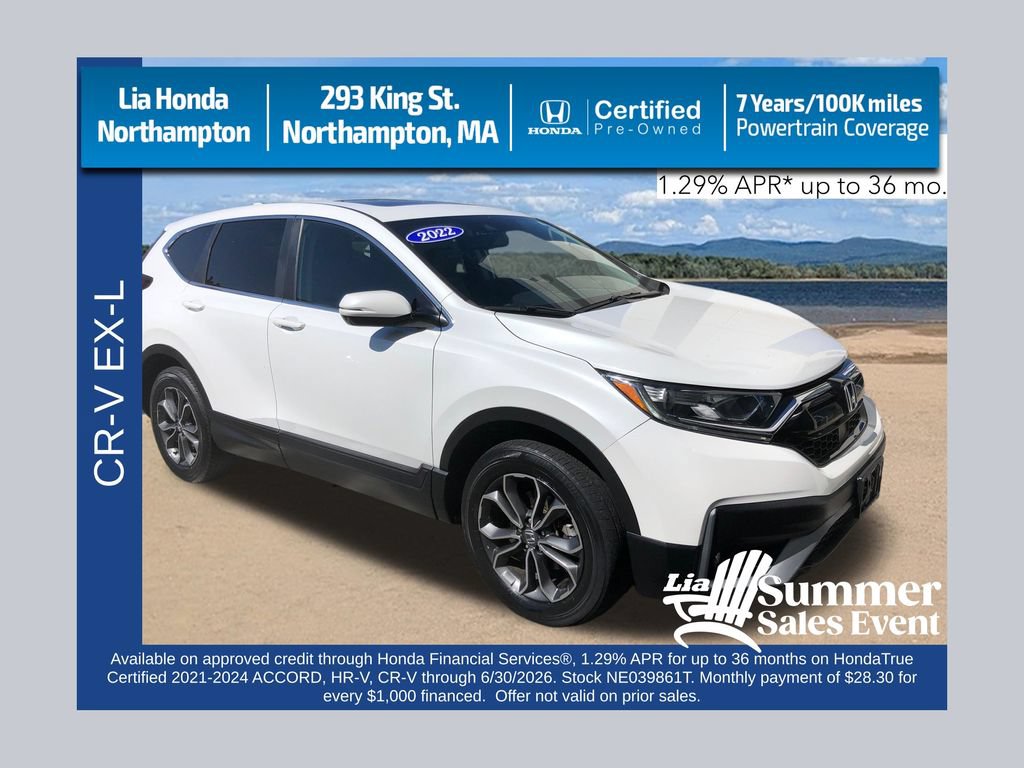 Certified 2022 Honda CR-V EX-L