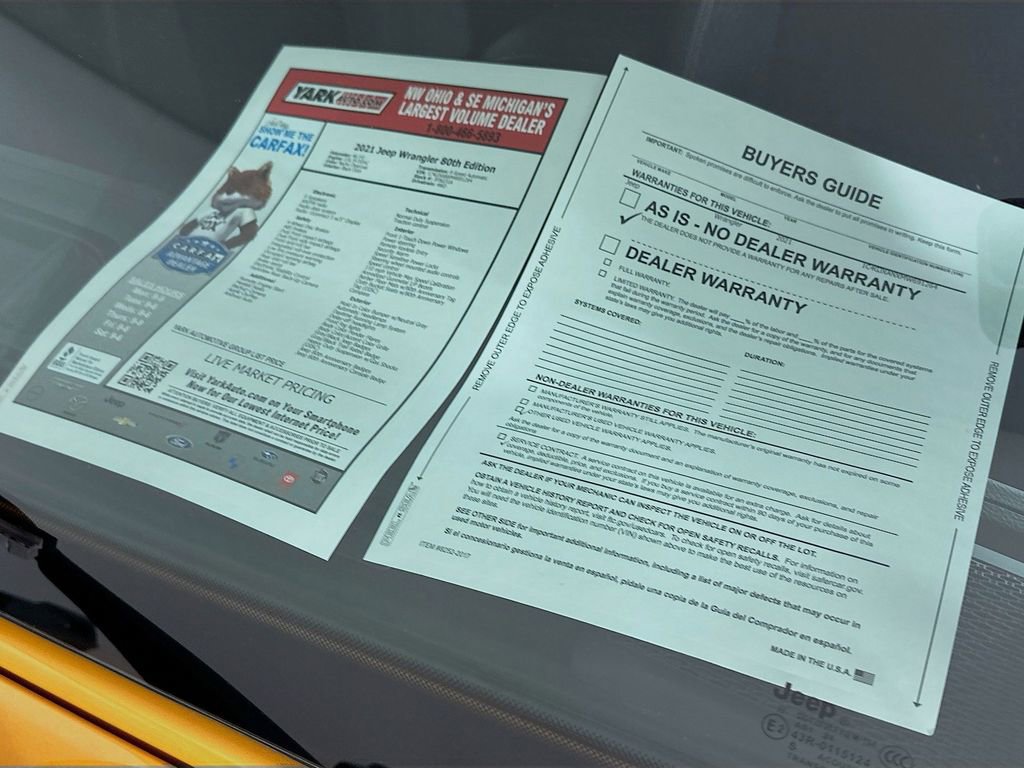Certified 2021 Jeep Wrangler Sport AWD/4WD image 16