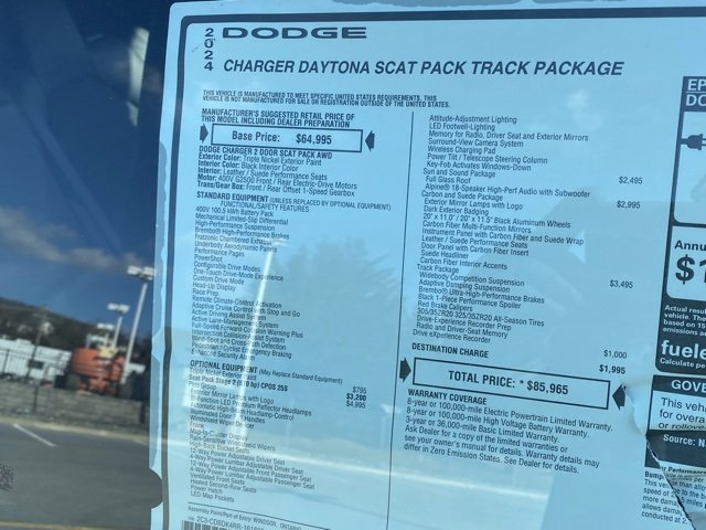 New 2024 Dodge Charger R/T Scat Pack w/ Plus Group image 42