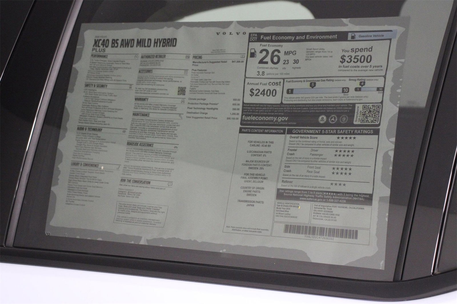 New 2026 Volvo XC40 B5 Plus w/ Protection Package Premier image 18