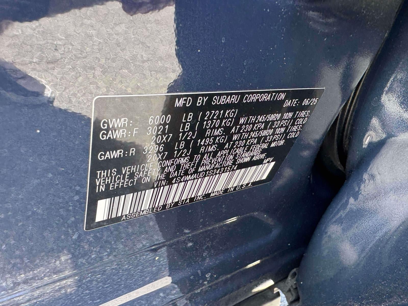 Used 2025 Subaru Ascent Touring AWD/4WD image 12
