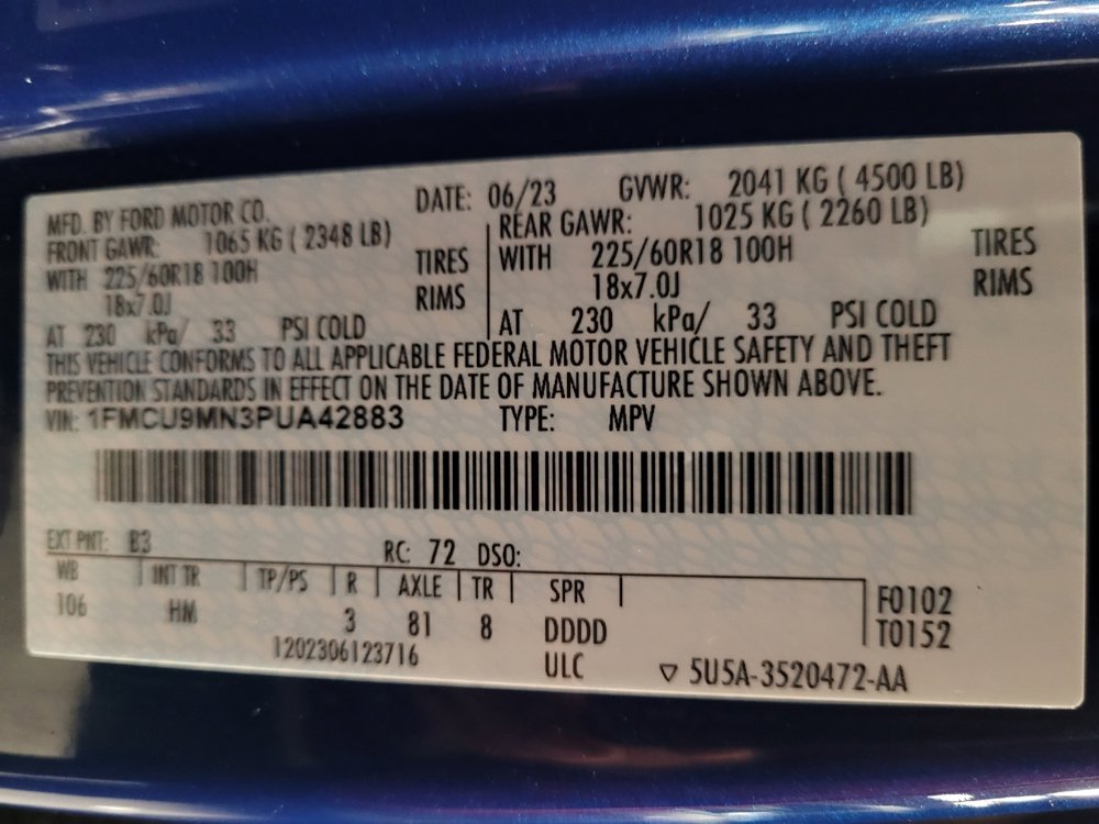 Used 2023 Ford Escape ST-Line image 33