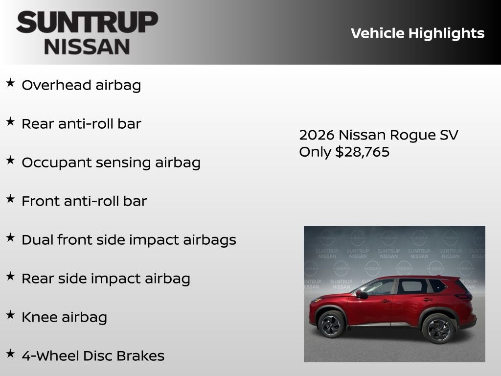 New 2026 Nissan Rogue SV image 23