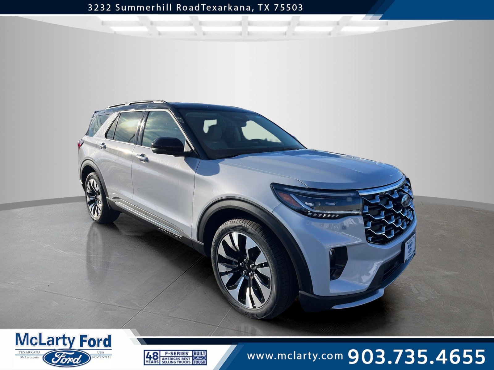 New 2026 Ford Explorer Platinum w/ LUX Leather Package