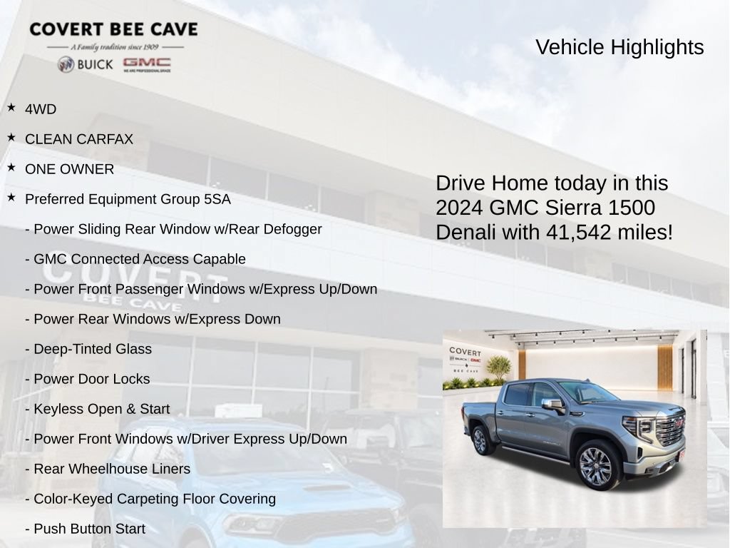 Used 2024 GMC Sierra 1500 Denali AWD/4WD image 9