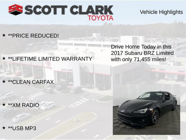 Used 2017 Subaru BRZ Limited RWD image 13