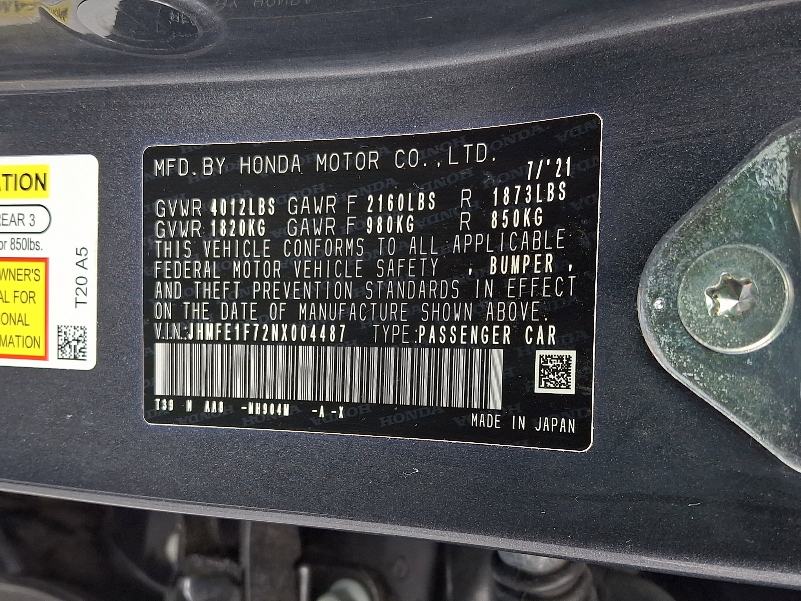 Used 2022 Honda Civic EX image 26