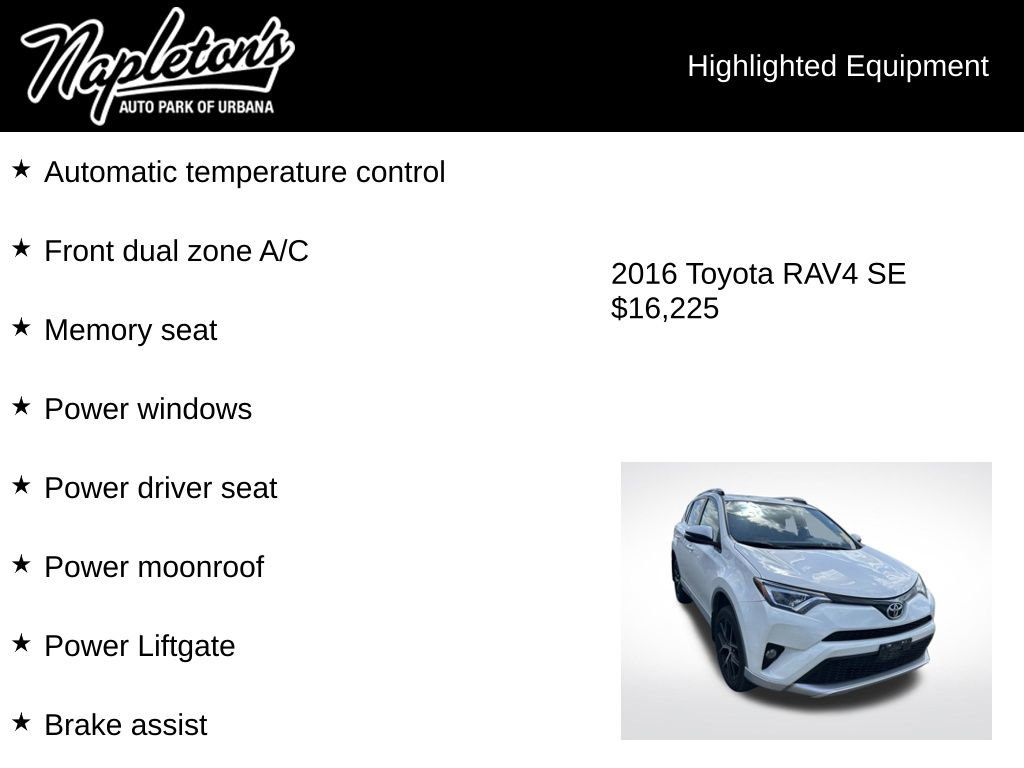 Used 2016 Toyota RAV4 SE AWD/4WD image 4