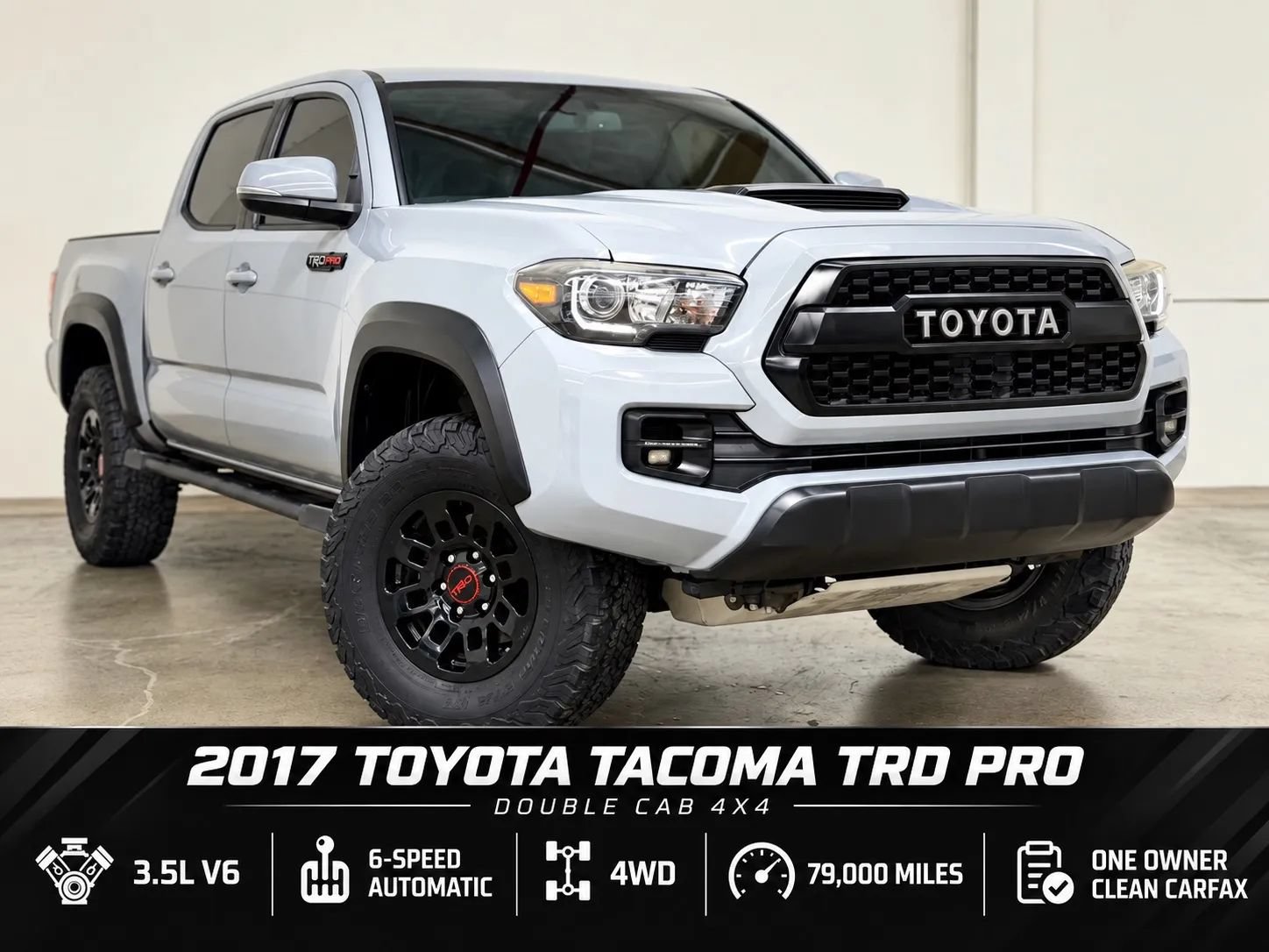 Used 2017 Toyota Tacoma TRD Pro AWD/4WD image 1