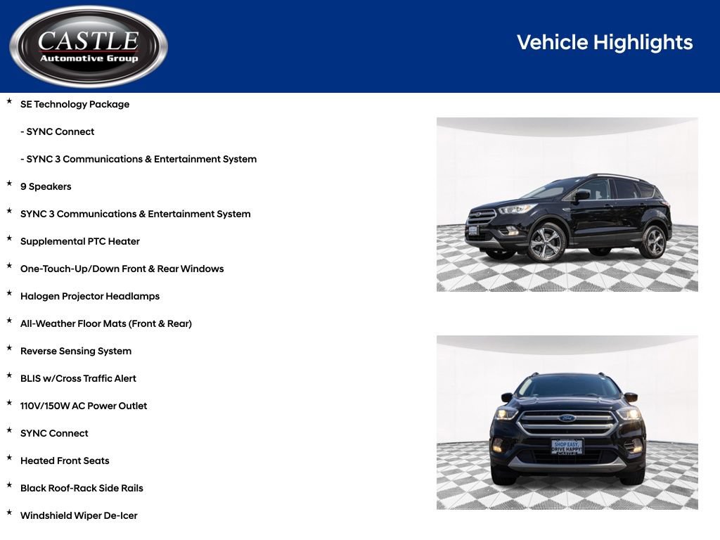 Used 2017 Ford Escape SE w/ Equipment Group 201A AWD/4WD image 7