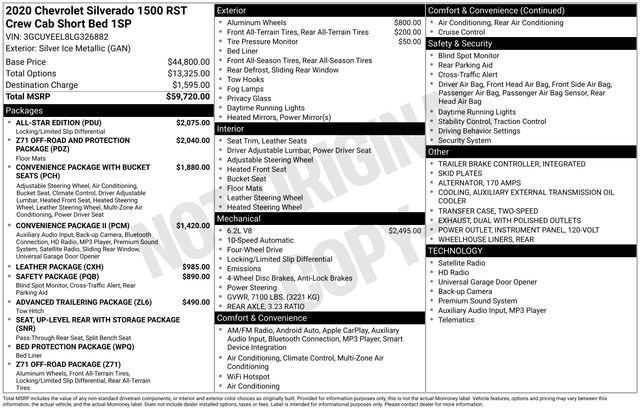 Used 2020 Chevrolet Silverado 1500 RST w/ All-Star Edition image 35