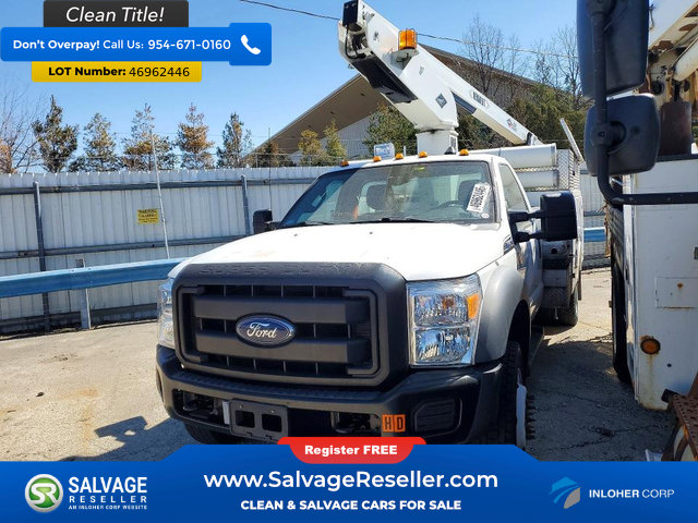 Used 2015 Ford F450 XL w/ Snow Plow Prep Package RWD image 1