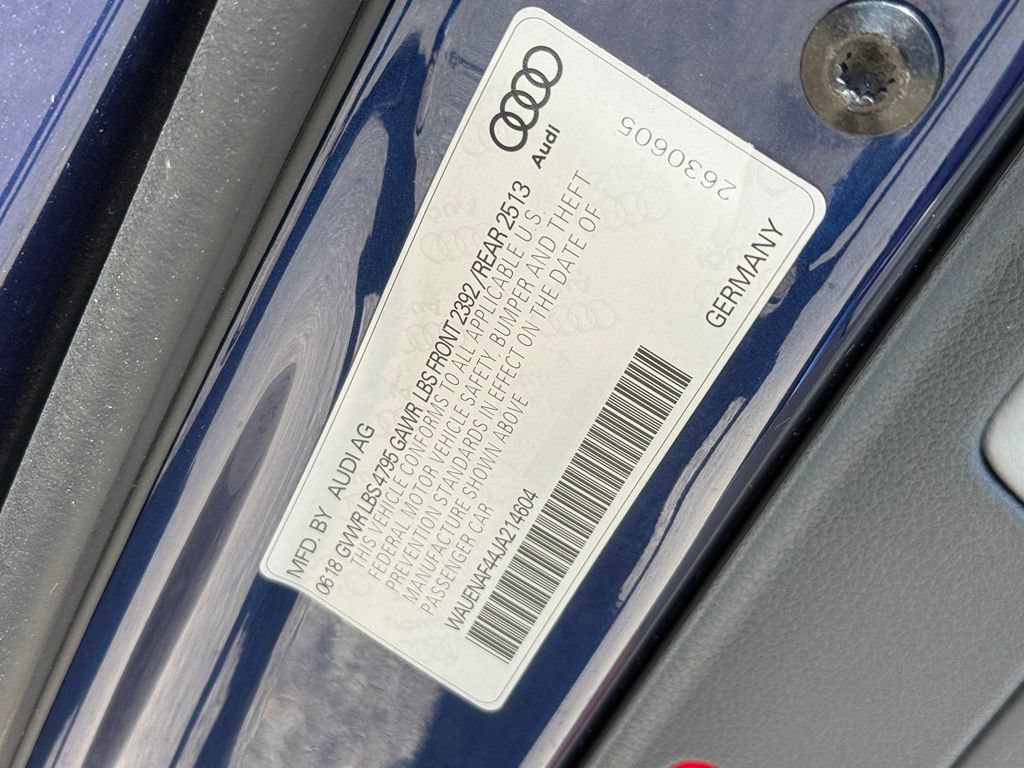 Used 2018 Audi A4 2.0T Premium Plus w/ Premium Plus Package AWD/4WD image 40