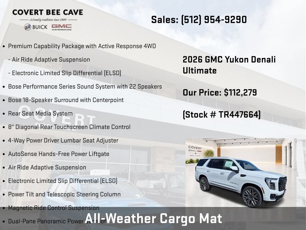 New 2026 GMC Yukon Denali Ultimate AWD/4WD image 37