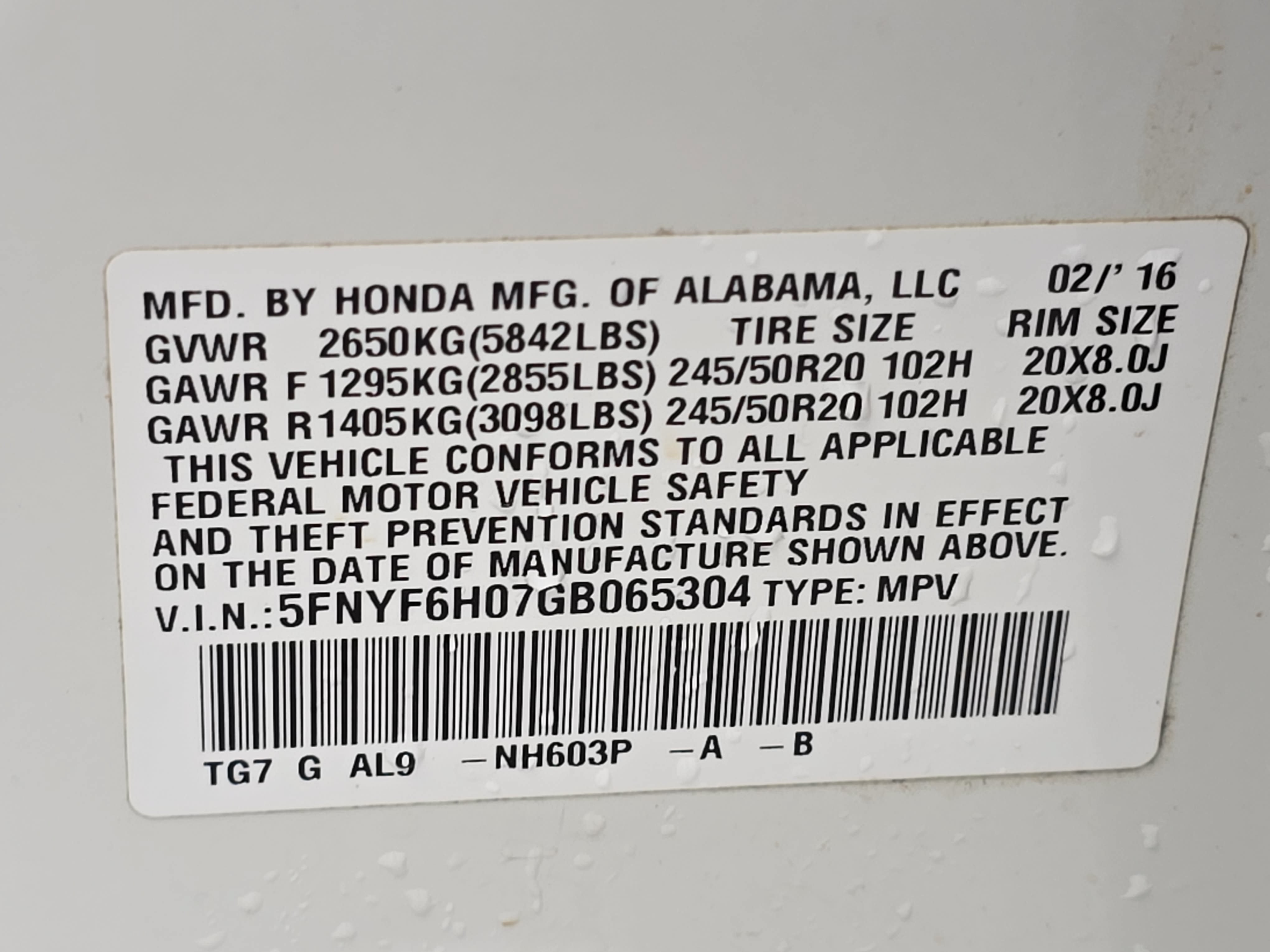 Used 2016 Honda Pilot Elite image 37