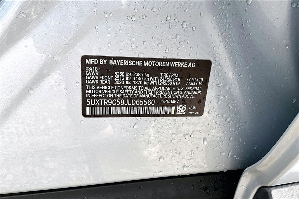 Used 2018 BMW X3 xDrive30i w/ Premium Package image 31