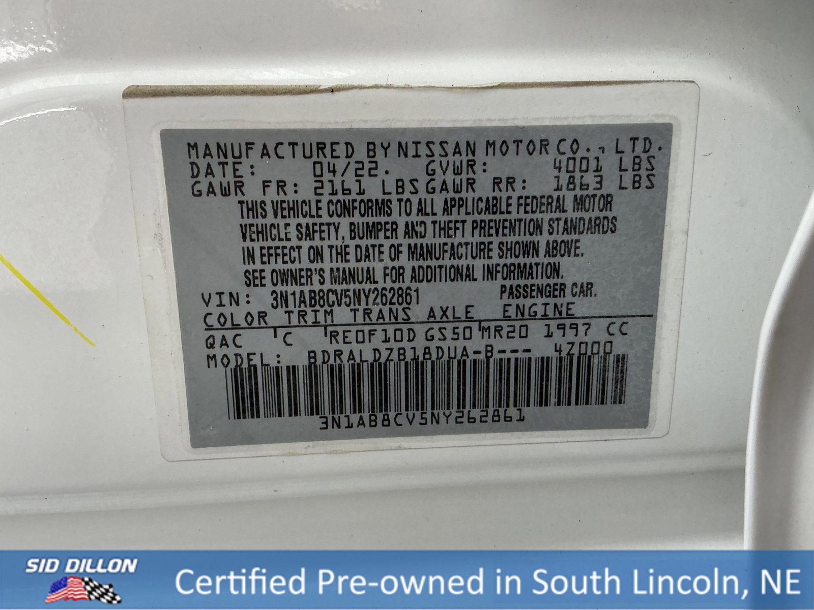 Used 2022 Nissan Sentra SV w/ SV Premium Package image 15