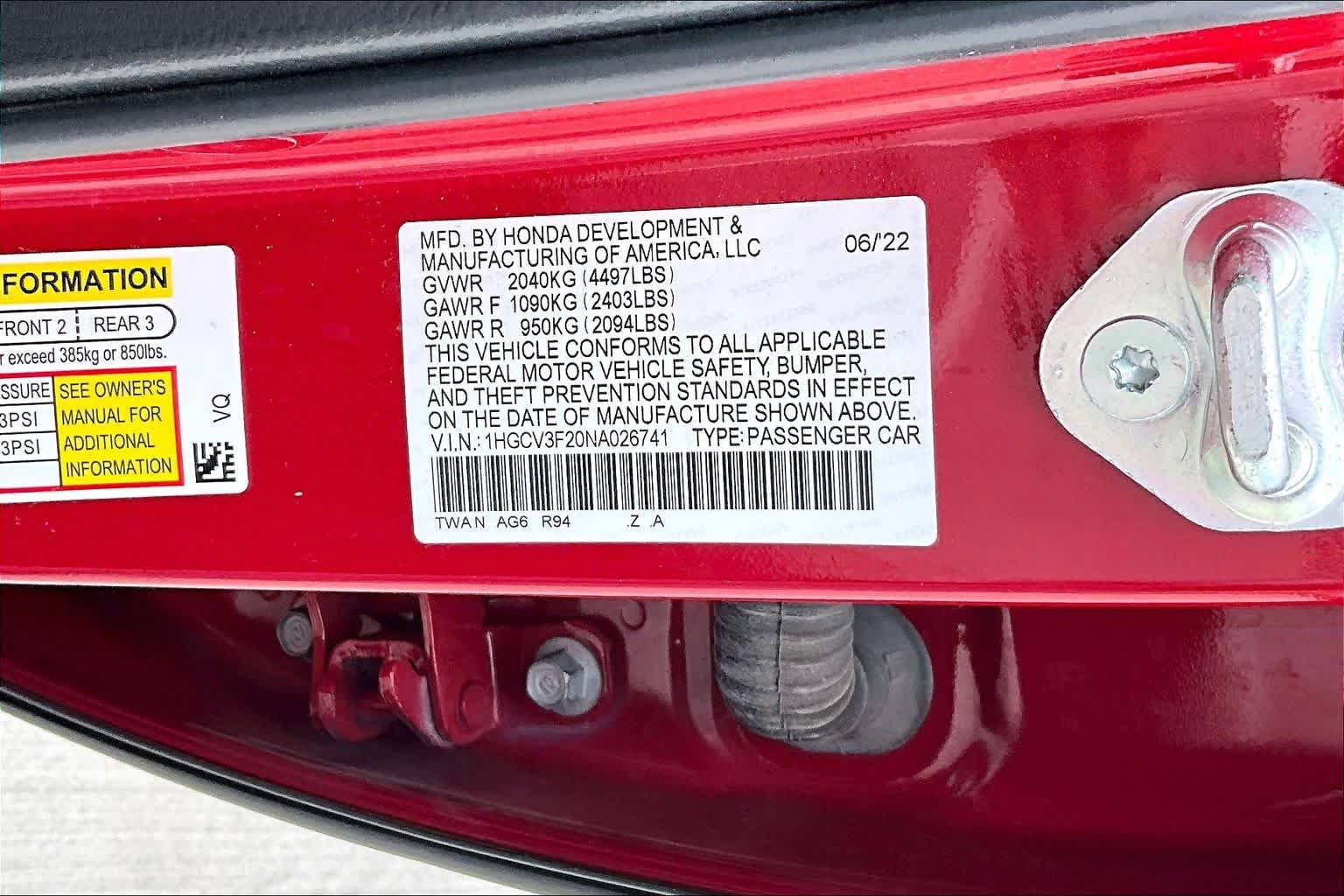 Used 2022 Honda Accord Sport image 34
