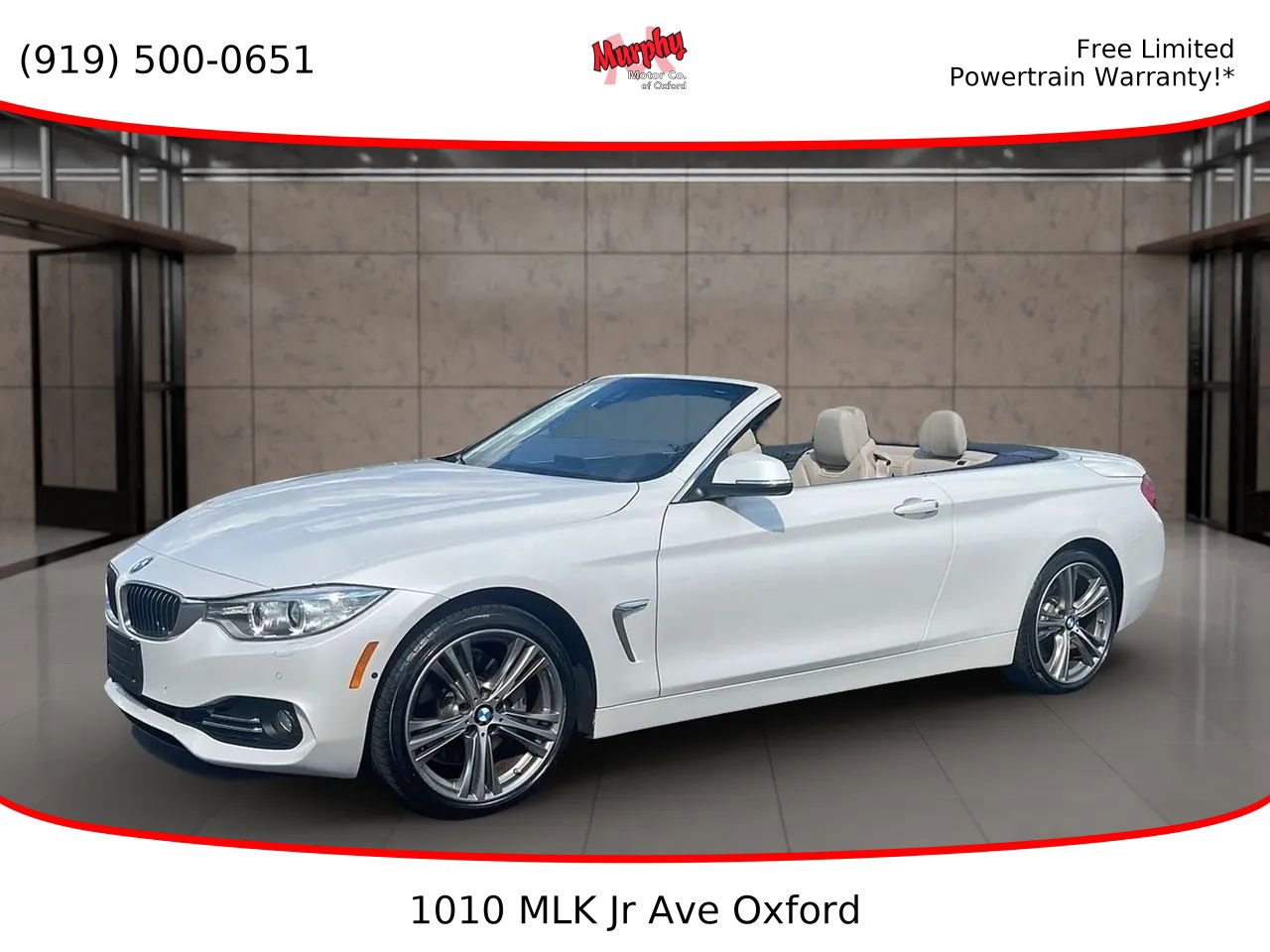 Used 2016 BMW 435i xDrive Convertible