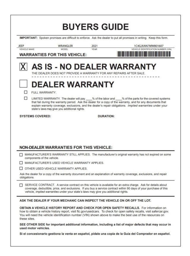 Used 2021 Jeep Wrangler Sport image 27