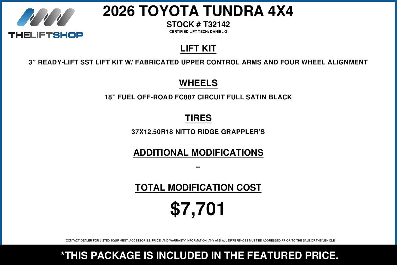 Used 2026 Toyota Tundra 1794 Edition AWD/4WD image 2