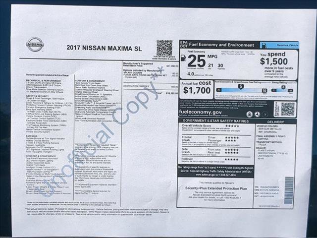Used 2017 Nissan Maxima 3.5 SL FWD image 29