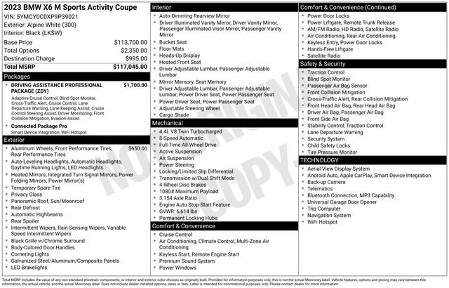 Certified 2023 BMW X6 M image 24