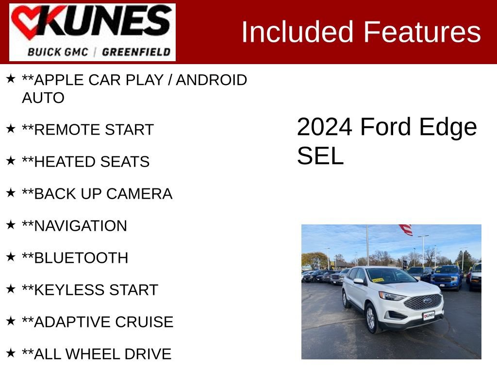 Used 2024 Ford Edge SEL image 2