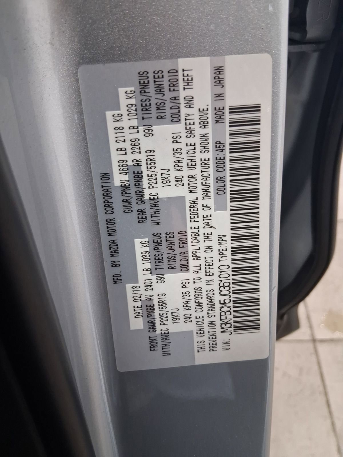 Used 2018 MAZDA CX-5 Touring image 27