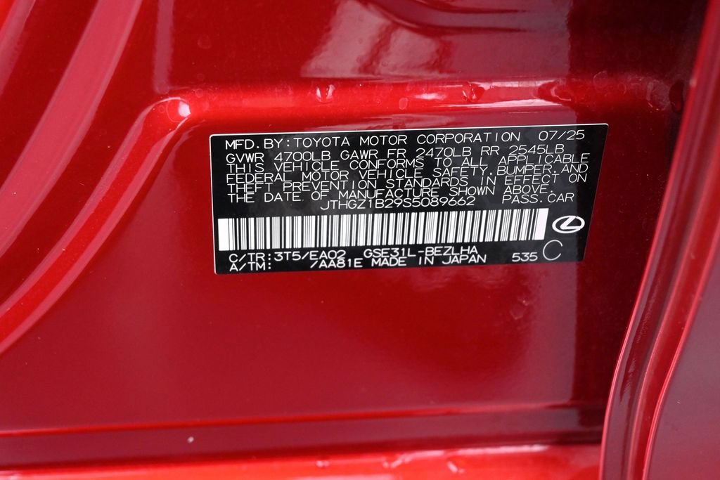 Used 2025 Lexus IS 350 F Sport w/ Accessory Package 2 RWD image 17