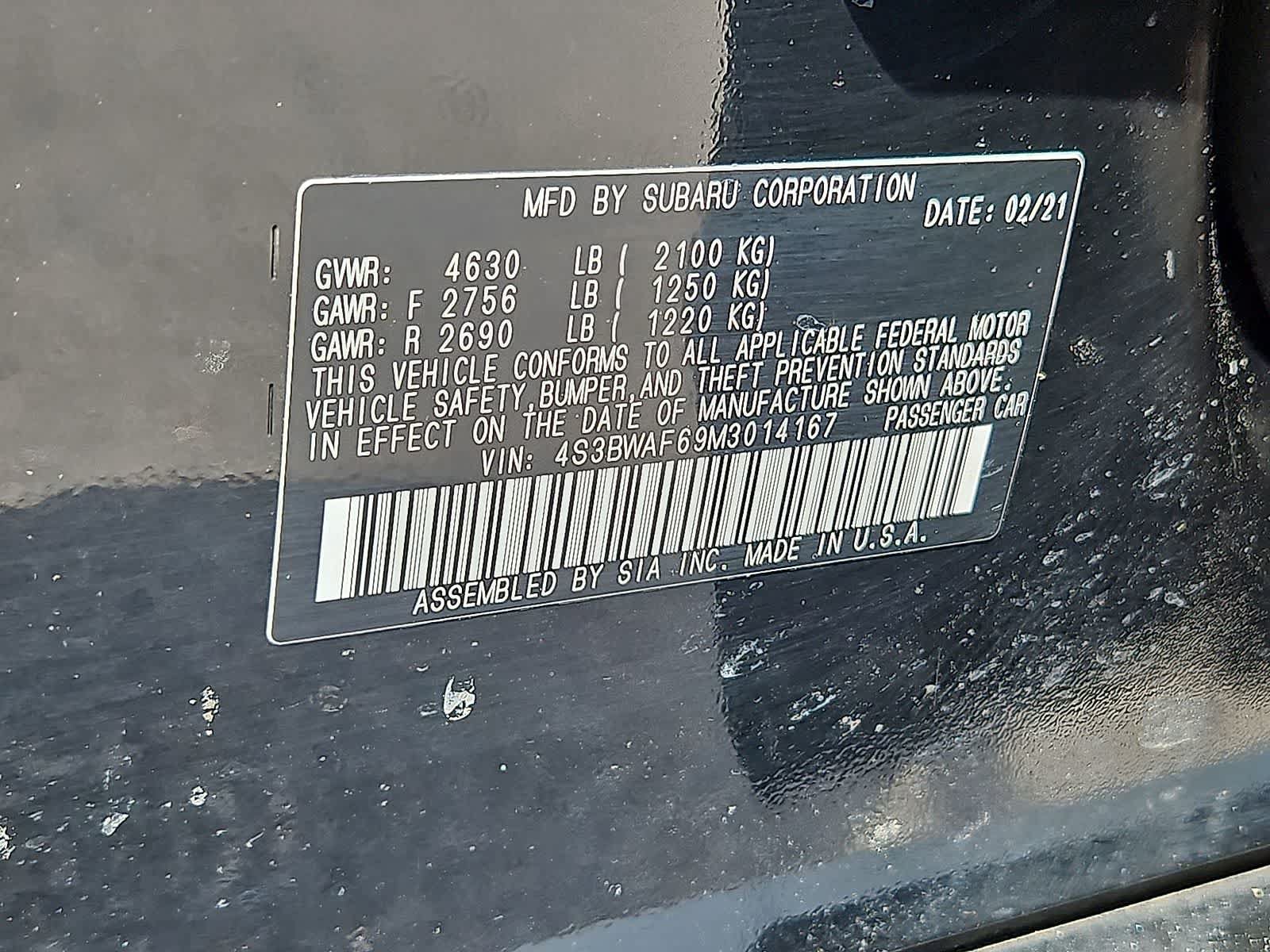 Used 2021 Subaru Legacy Premium AWD/4WD image 39