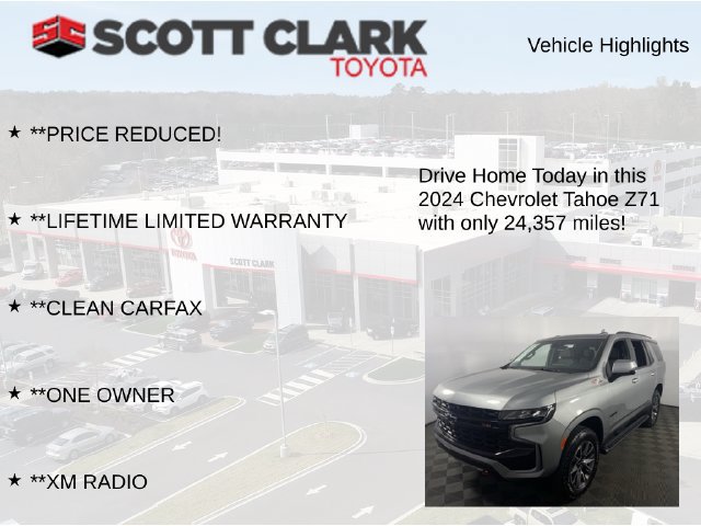 Used 2024 Chevrolet Tahoe Z71 w/ Luxury Package AWD/4WD image 13
