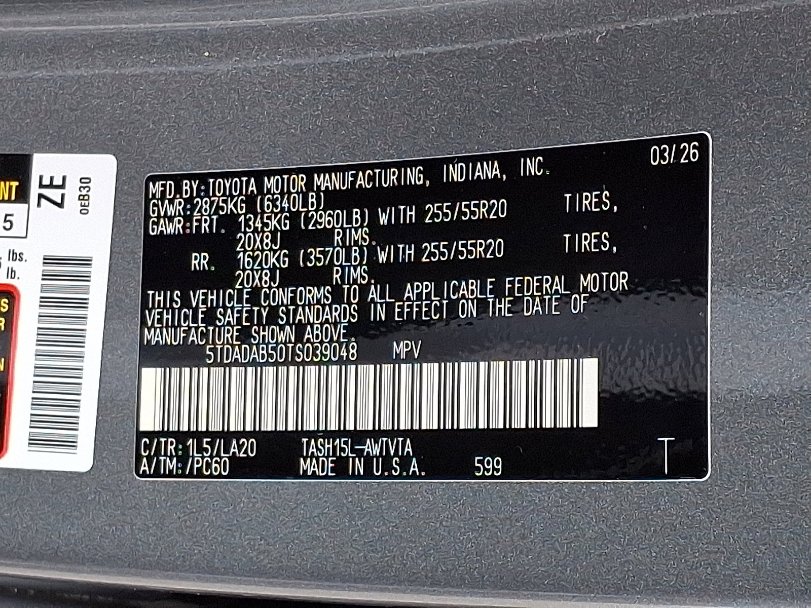 Certified 2026 Toyota Grand Highlander AWD Hybrid image 28