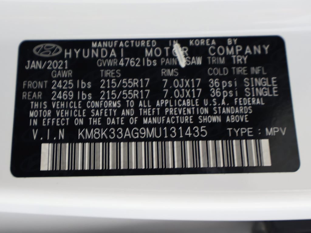 Used 2021 Hyundai Kona Limited FWD image 53