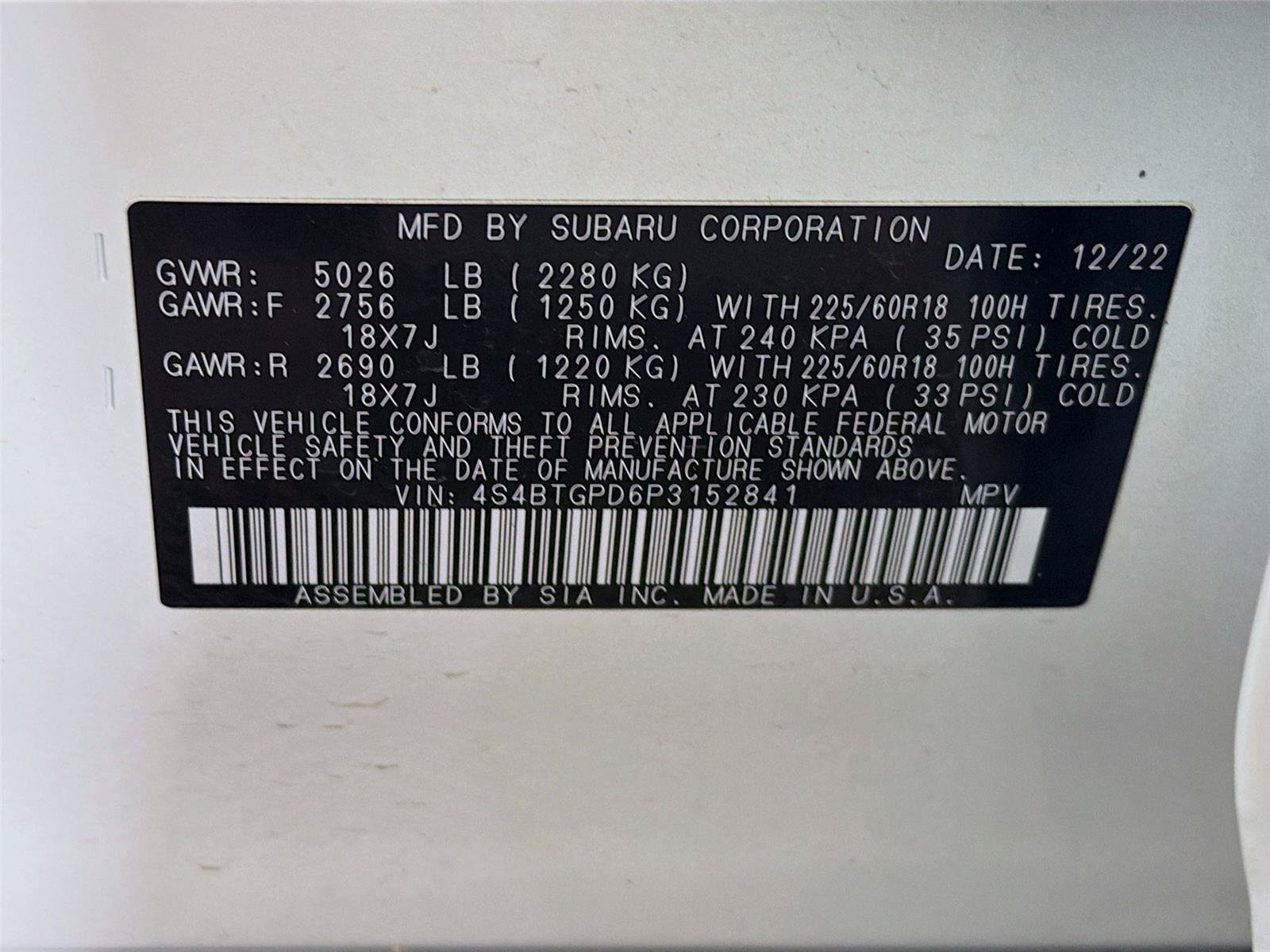 Used 2023 Subaru Outback Touring XT AWD/4WD image 40