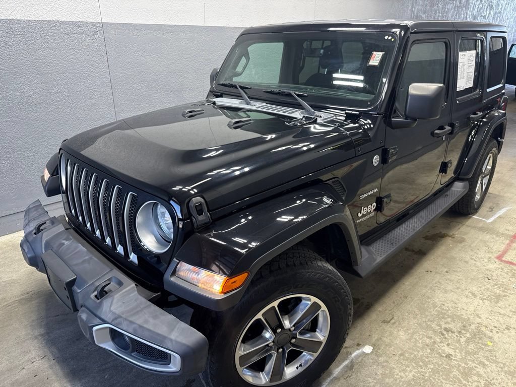 Used 2020 Jeep Wrangler Unlimited Sahara w/ Uconnect 4C Nav & Sound Group AWD/4WD image 2